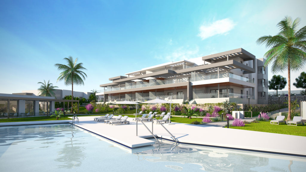 Modern apartments close to golf and sea in Estepona – HRD1300